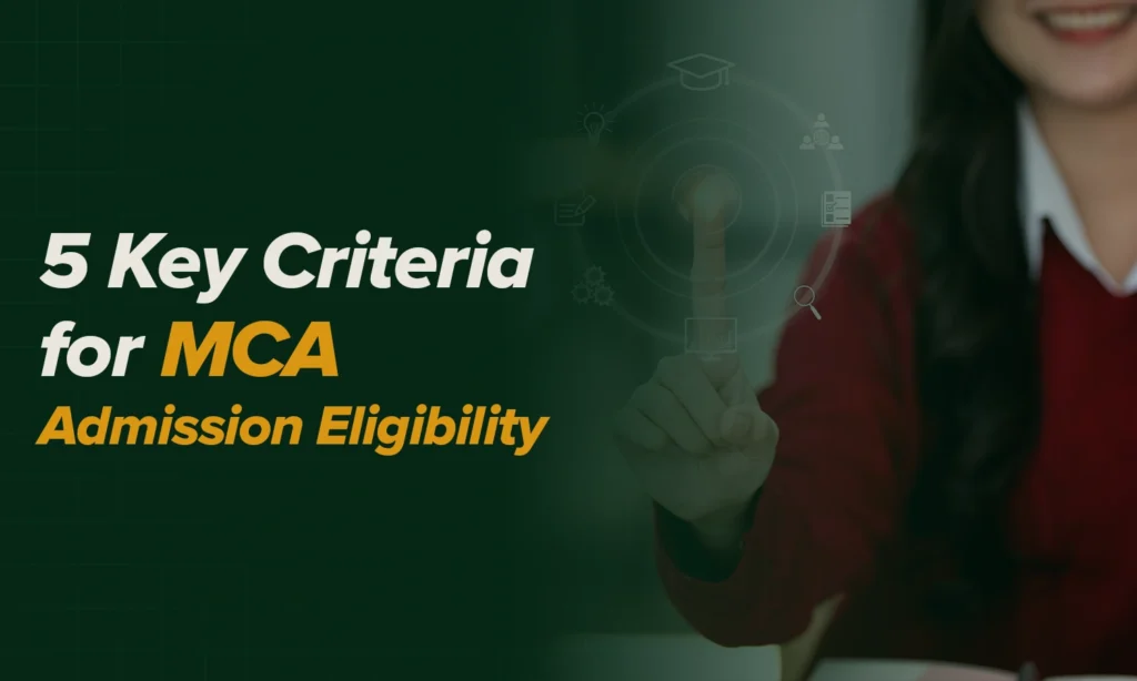 MCA Admission Eligibility