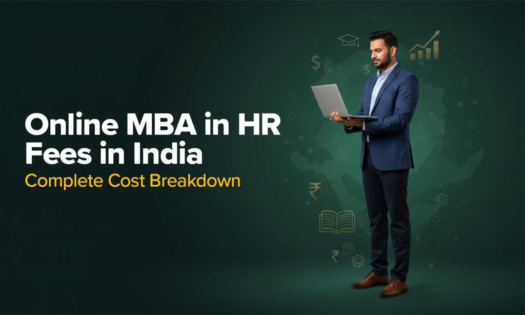 online MBA in HR fees in India