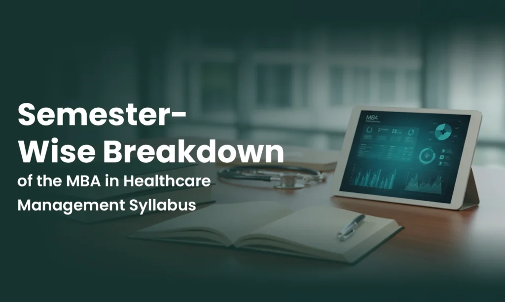 MBA in Healthcare Management Syllabus