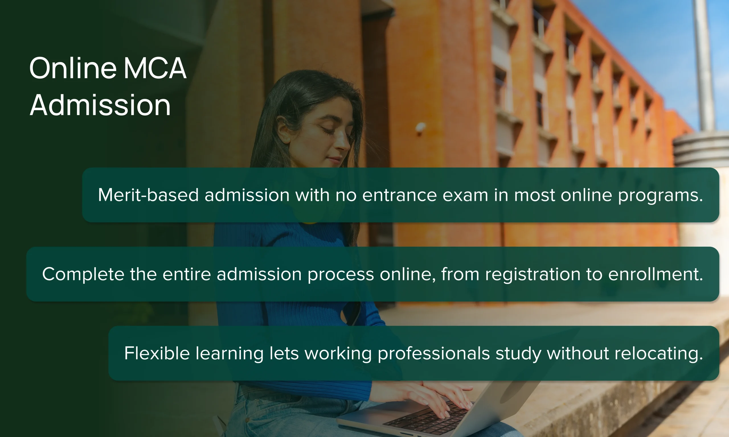 Online MCA Admission Process