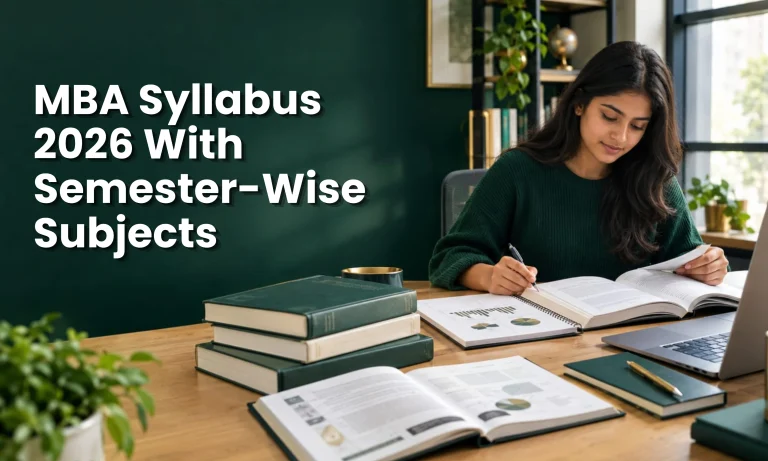 MBA Syllabus 2026 With Semester-Wise Subjects